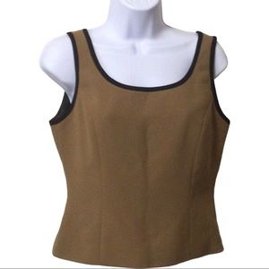 NEW Le Suit Separates Tank Vest Size 8P Lined.